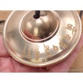 Tingshas tibétaines Full Moon 8 cm Tingsha tibétaine cymbales TINFM1