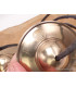 Tingshas tibétaines Full Moon 8 cm Tingsha tibétaine cymbales TINFM1