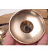 Tingshas tibétaines Full Moon 8 cm Tingsha tibétaine cymbales TINFM1