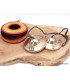 Tingshas tibétaines Full Moon 8 cm Tingsha tibétaine cymbales TINFM1