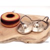 Tingshas tibétaines Full Moon 8 cm Tingsha tibétaine cymbales TINFM1