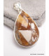 Pendentif Jaspe Brecchia forme goutte Bijoux en Jaspe LAM62