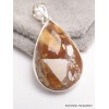 Pendentif Jaspe Brecchia forme goutte Bijoux en Jaspe LAM62