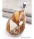 Pendentif Jaspe Brecchia forme goutte Bijoux en Jaspe LAM62