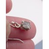 Boucles d'oreilles en Diamant brut serti griffes Boucles d'oreilles en pierres LAM74