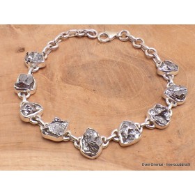 Bracelet argent Campo del Cielo Bracelets pierres naturelles LAM66.1