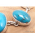 Gros bracelet Turquoise avec pyrite Bijoux en Turquoise LAM66.2
