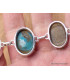 Gros bracelet Turquoise avec pyrite Bijoux en Turquoise LAM66.2