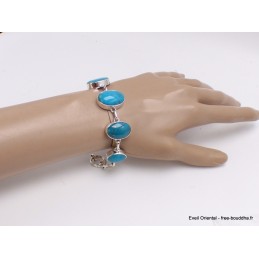 Gros bracelet Turquoise avec pyrite Bijoux en Turquoise LAM66.2