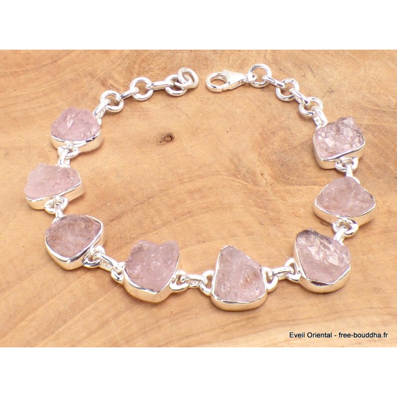 Bracelet Morganite brute Bijoux en Morganite LAM66.9