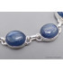 Bracelet Cyanite bleue cabochon pierres ovales Bijoux en Cyanite Bleue LAM67.5
