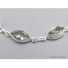 Bracelet Améthyste verte facettée forme marquise Bijoux en Améthyste verte LAM67.10