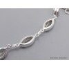 Bracelet Améthyste verte facettée forme marquise Bijoux en Améthyste verte LAM67.10