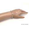Bracelet Améthyste verte facettée forme marquise Bijoux en Améthyste verte LAM67.10