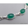 Bracelet Onyx vert pierres ovales Bracelets pierres naturelles LAM67.13
