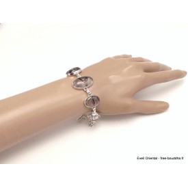 Bracelet Quartz Rutile pierre naturelle – argent 925