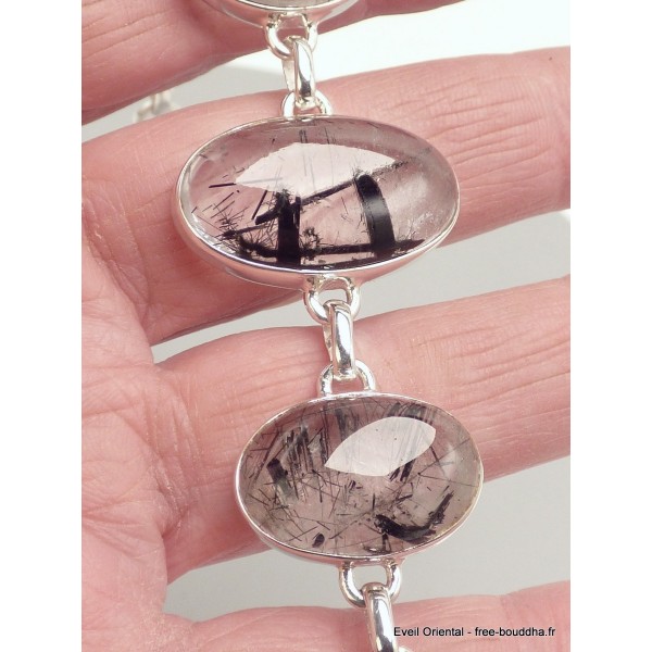 Bracelet Quartz Rutile cabochon Bijoux en Quartz Rutile LAM67.14