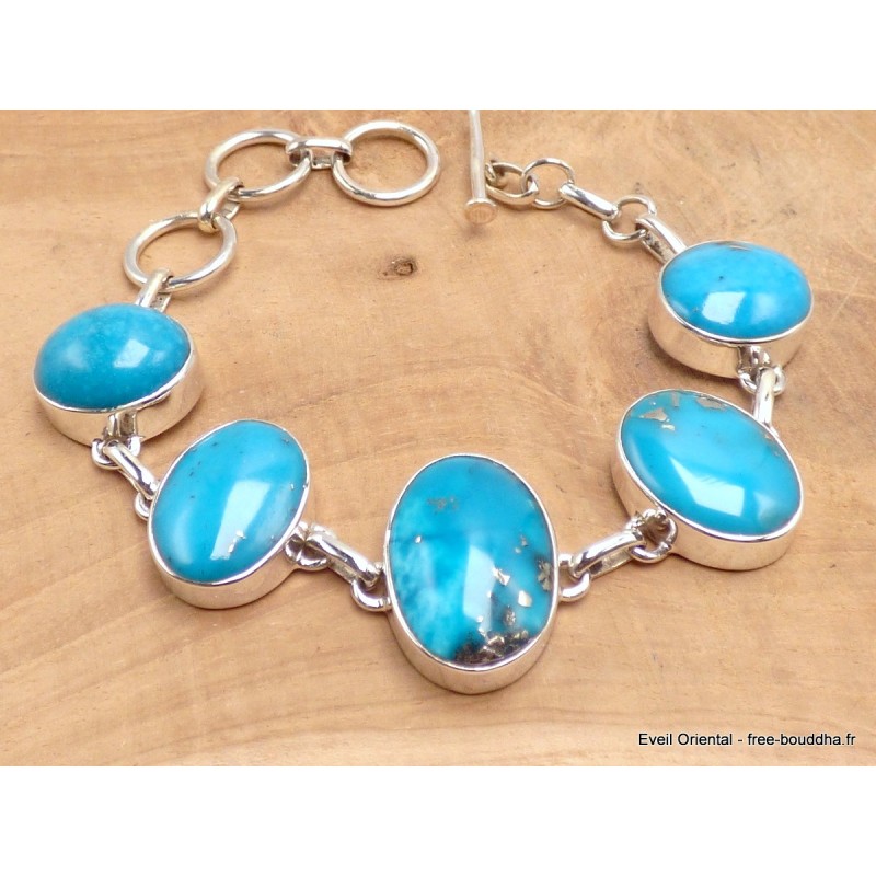 Gros bracelet Turquoise de Nishapur Bijoux en Turquoise LAM67.22