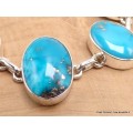 Gros bracelet Turquoise avec Pyrite Bijoux en Turquoise LAM67.22