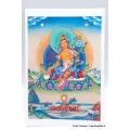 Carte postale bouddhiste Tara Jaune - Cartes postales bouddhistes