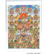 Carte postale bouddhiste Tara Verte et les 21 Tara Cartes postales bouddhistes CPB52