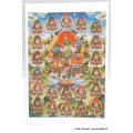 Carte postale bouddhiste Tara Verte et les 21 Tara - Cartes postales bouddhistes