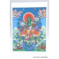 Carte postale bouddhiste Tara Verte et dakinis - Cartes postales bouddhistes