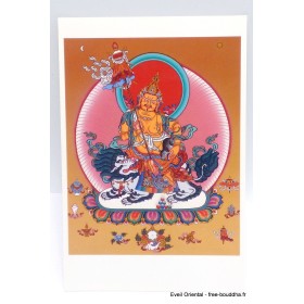 Carte postale bouddhiste Vaishravana Cartes postales bouddhistes CPB54