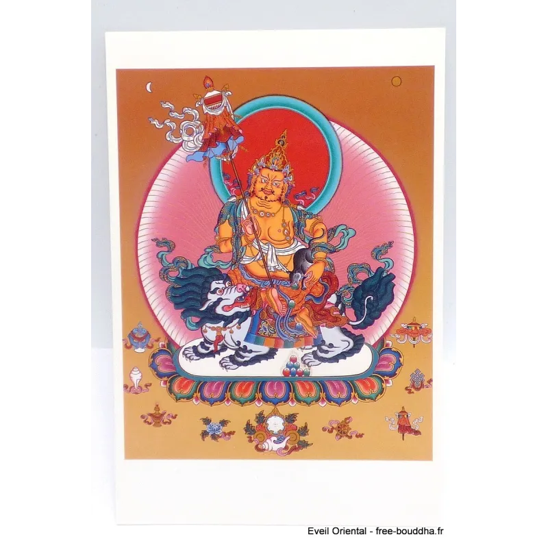Carte postale bouddhiste Vaishravana - Cartes postales bouddhistes