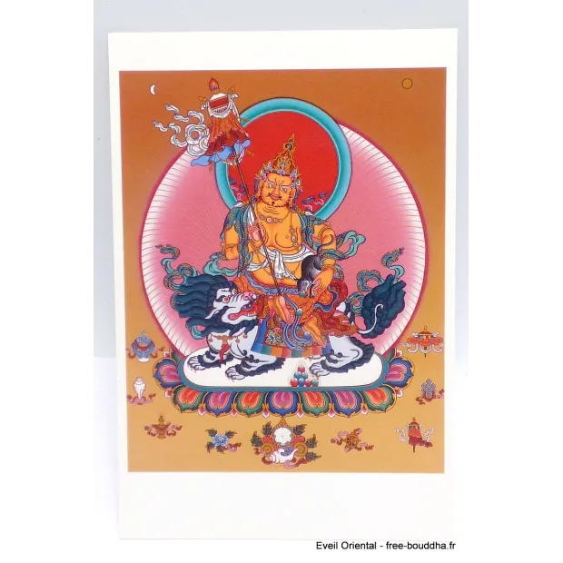 Carte postale bouddhiste Vaishravana - Cartes postales bouddhistes