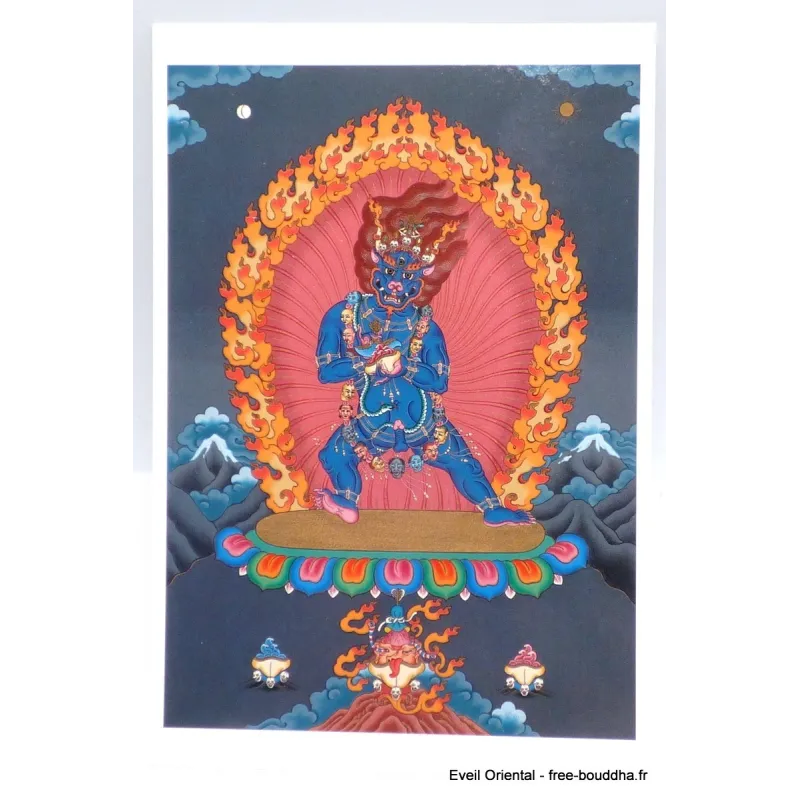 Carte postale bouddhiste Yamanthaka - Cartes postales bouddhistes