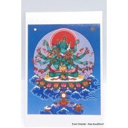 Carte postale bouddhiste Samajavajra Cartes postales bouddhistes CPB56