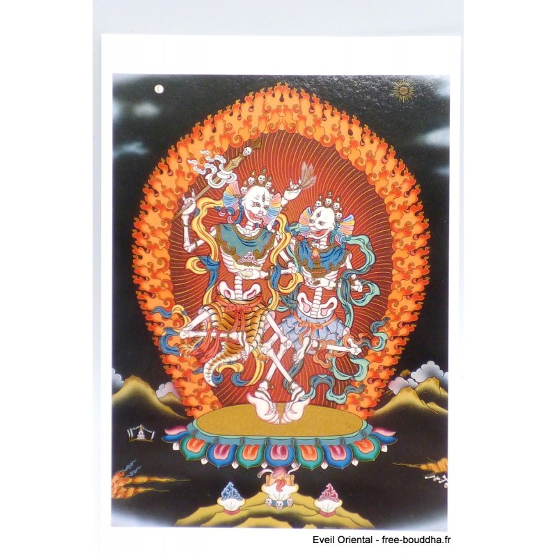 Carte postale bouddhiste Kinkara Cartes postales bouddhistes CPB60