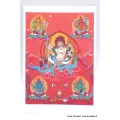 Carte postale bouddhiste Shambala blanc - Cartes postales bouddhistes