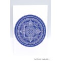 Carte postale tibétaine Mandala du Bouddha de médecine Cartes postales bouddhistes CPB69