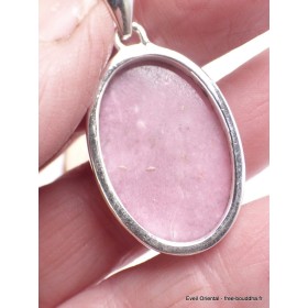 Bijou en Pétalite rose pendentif oval Bijoux en Pétalite LAM68.2