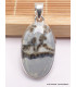 Pendentif en Jaspe Maligano forme ovale Bijoux en Jaspe AW24.3