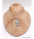 Pendentif en Jaspe Maligano forme ovale Bijoux en Jaspe AW24.3