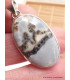 Pendentif en Jaspe Maligano forme ovale Bijoux en Jaspe AW24.3
