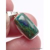 Pendentif rectangulaire Malachite sur Azurite Pendentifs pierres naturelles AW12.5