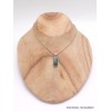 Pendentif rectangulaire Malachite sur Azurite Pendentifs pierres naturelles AW12.5