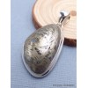 Pendentif en Pyrite plume forme libre Pendentifs pierres naturelles LAM75