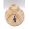 Pendentif en Cyanite Noire naturelle Brute Pendentifs pierres naturelles PU58.3