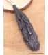 Pendentif en Cyanite Noire naturelle Brute Pendentifs pierres naturelles PU58.3