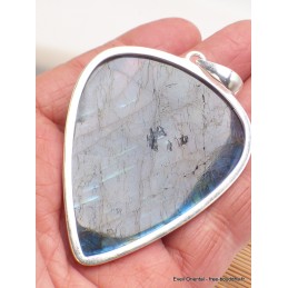 Très gros pendentif en Labradorite bleue qualité AAA Bijoux en Labradorite YM7.2
