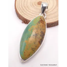 Pendentif Turquoise numéro 8 marquise - Pendentifs pierres naturelles