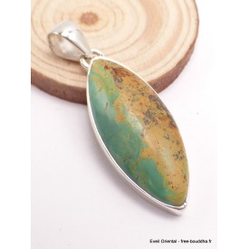 Pendentif Turquoise numéro 8 marquise Pendentifs pierres naturelles YM9