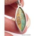 Pendentif Turquoise numéro 8 marquise Pendentifs pierres naturelles YM9