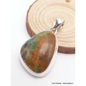 Pendentif Turquoise numéro 8 asymétrique - Pendentifs pierres naturelles