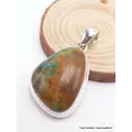 Pendentif Turquoise numéro 8 asymétrique - Pendentifs pierres naturelles